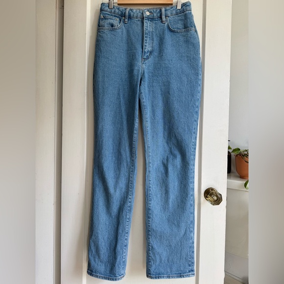 Denim Forum Rowan Curve-fit Super Hi-rise Straight Jean - Picture 7 of 14